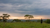 Morgendliche Wanderung zu Fuß